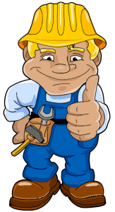 construction worker thumbs up